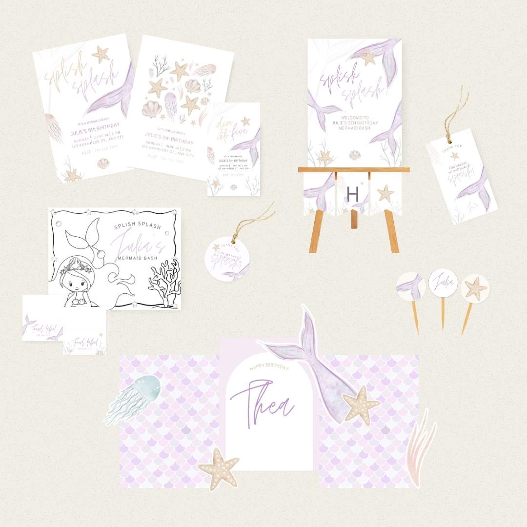 Mermaid Bash Party Starter Bundle