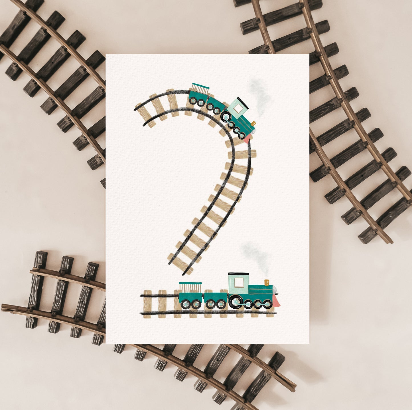 Chugga Chugga Two Two Invitation – Editable Canva Template